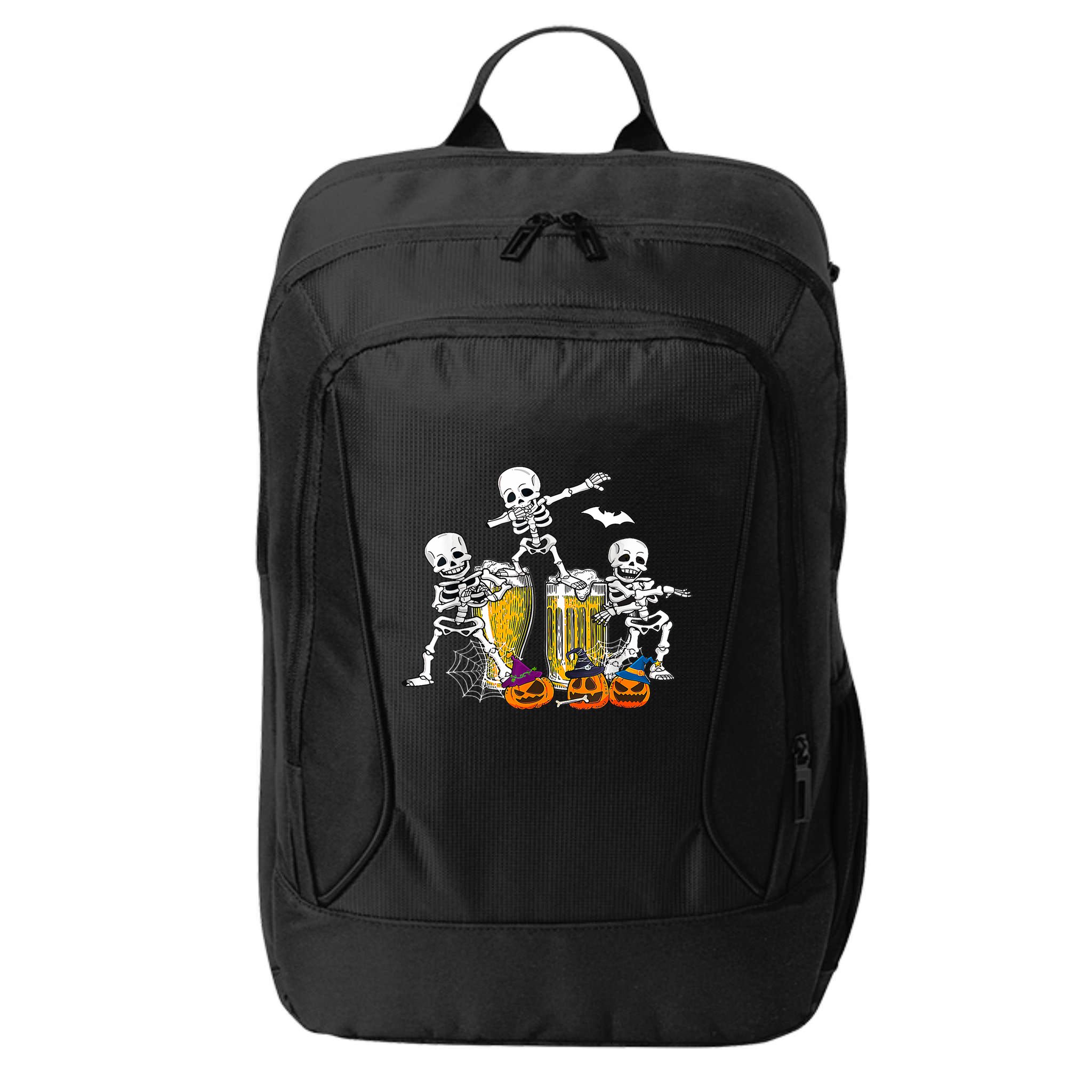 Skeletons Cheers Quirky Beer Halloween Costume Idea City Backpack