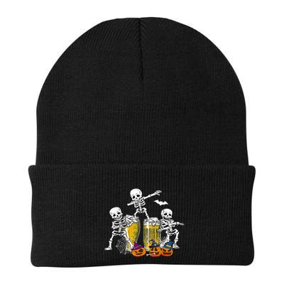 Skeletons Cheers Quirky Beer Halloween Costume Idea Beanie