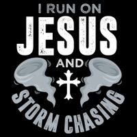 Storm Chaser Run On Jesus And Storm Chasing Tornado Impact Tech Backpack