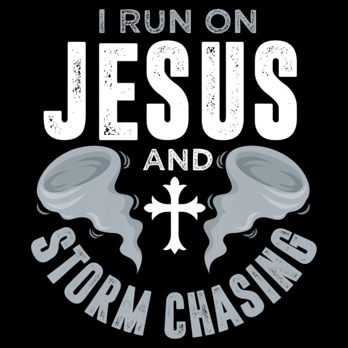 Storm Chaser Run On Jesus And Storm Chasing Tornado Backpack