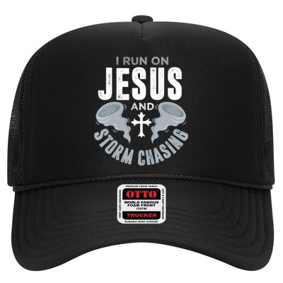 Storm Chaser Run On Jesus And Storm Chasing Tornado Hat