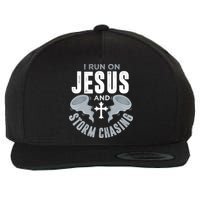 Storm Chaser Run On Jesus And Storm Chasing Tornado Wool Snapback Cap