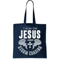 Storm Chaser Run On Jesus And Storm Chasing Tornado Bag