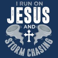 Storm Chaser Run On Jesus And Storm Chasing Tornado Toddler T-Shirt