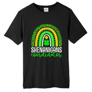 Shenanigans Coordinator Rainbow St Patricks Day Teacher Gift Tall Fusion ChromaSoft Performance T-Shirt