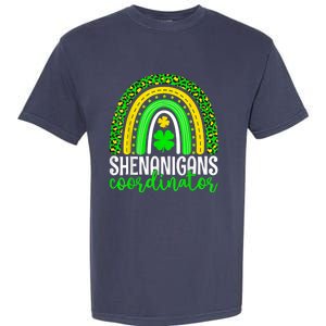 Shenanigans Coordinator Rainbow St Patricks Day Teacher Gift Garment-Dyed Heavyweight T-Shirt