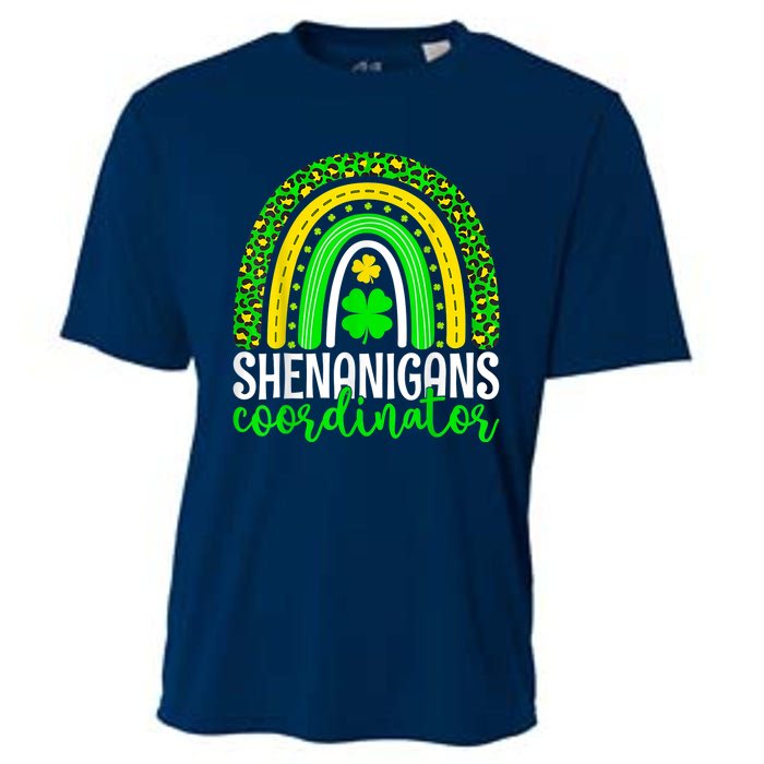 Shenanigans Coordinator Rainbow St Patricks Day Teacher Gift Cooling Performance Crew T-Shirt