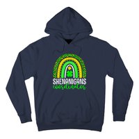 Shenanigans Coordinator Rainbow St Patricks Day Teacher Gift Hoodie