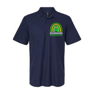 Shenanigans Coordinator Rainbow St Patricks Day Teacher Gift Softstyle Adult Sport Polo