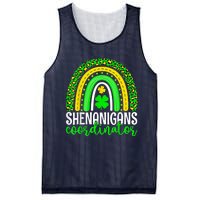 Shenanigans Coordinator Rainbow St Patricks Day Teacher Gift Mesh Reversible Basketball Jersey Tank