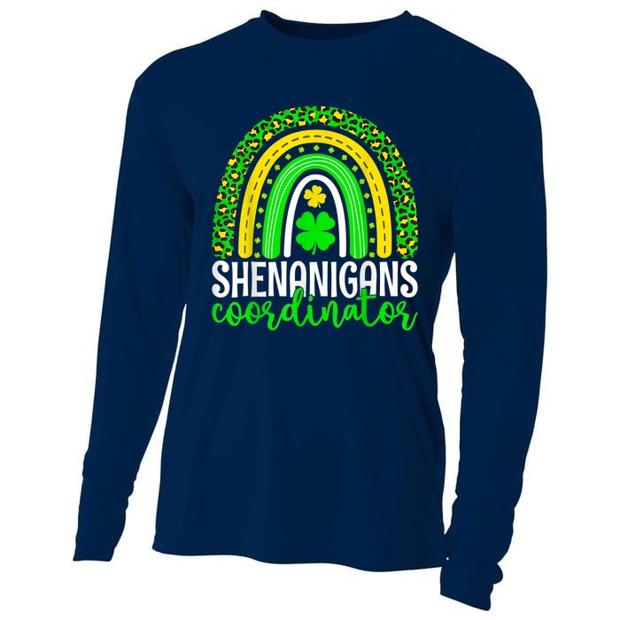 Shenanigans Coordinator Rainbow St Patricks Day Teacher Gift Cooling Performance Long Sleeve Crew