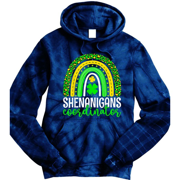 Shenanigans Coordinator Rainbow St Patricks Day Teacher Gift Tie Dye Hoodie