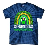 Shenanigans Coordinator Rainbow St Patricks Day Teacher Gift Tie-Dye T-Shirt