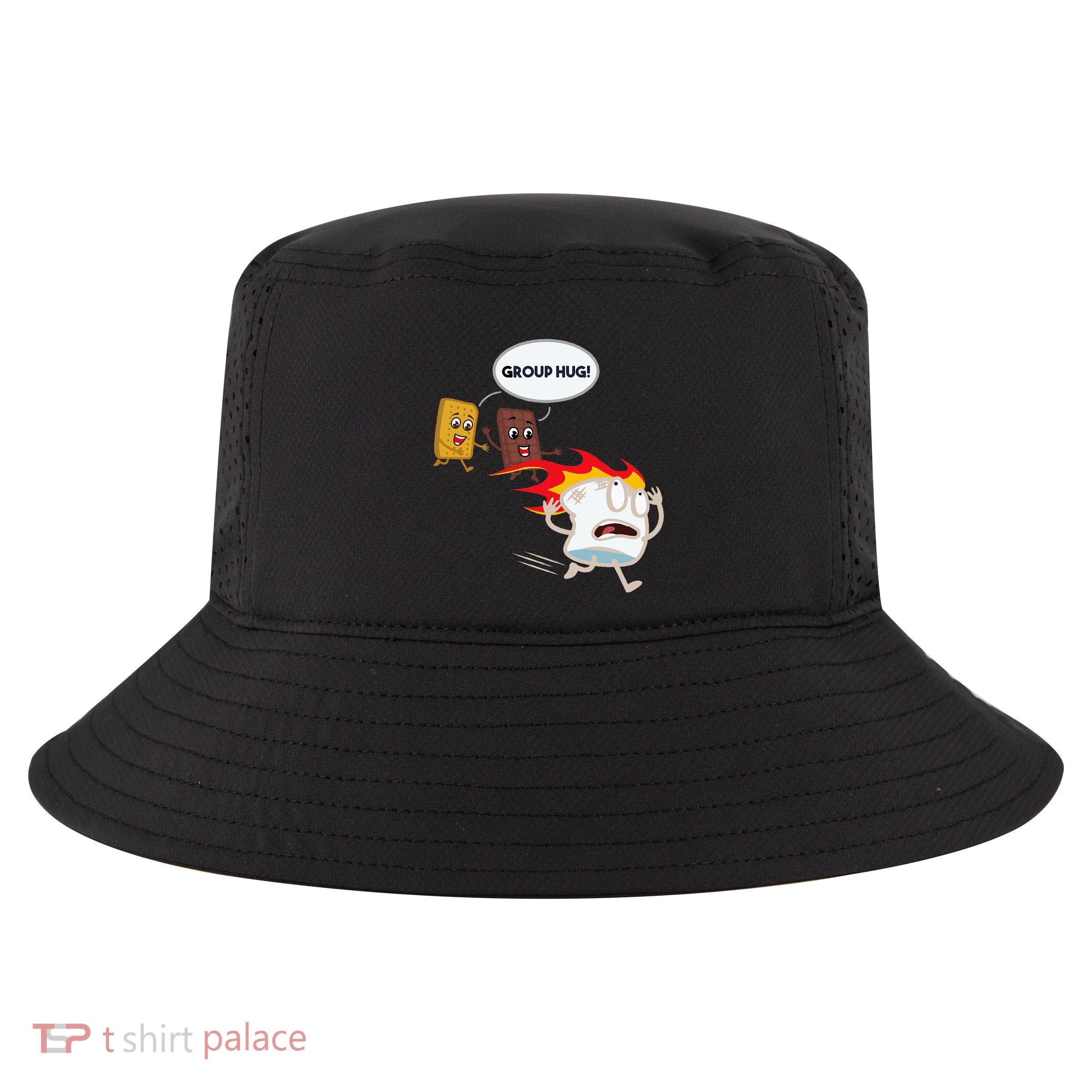 Smores Camping Roasting Outdoor Cool Comfort Performance Bucket Hat