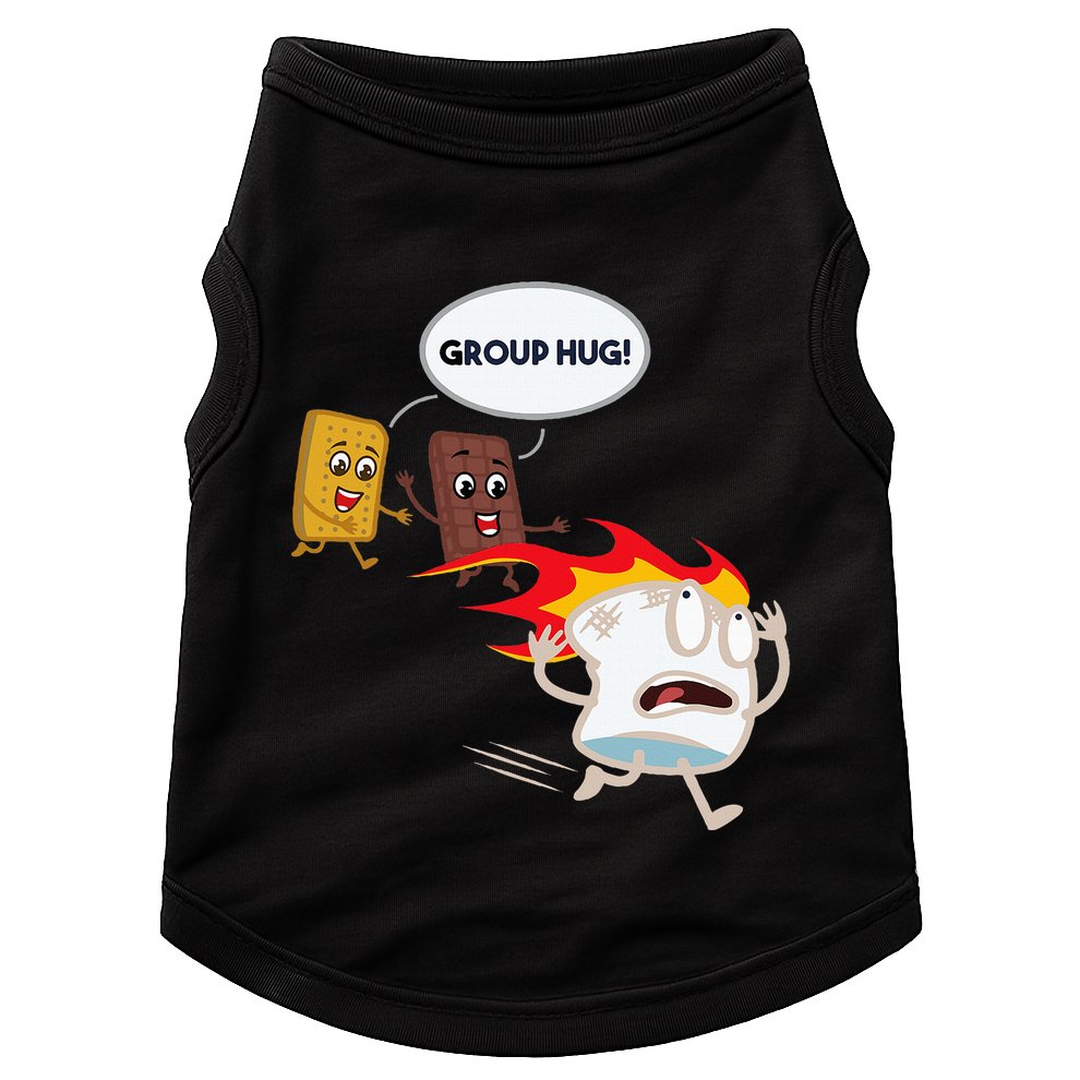 Smores Camping Roasting Outdoor Doggie Tank