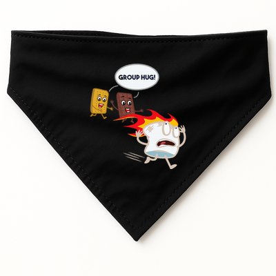 Smores Camping Roasting Outdoor USA-Made Doggie Bandana