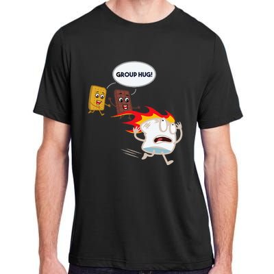 Smores Camping Roasting Outdoor Adult ChromaSoft Performance T-Shirt