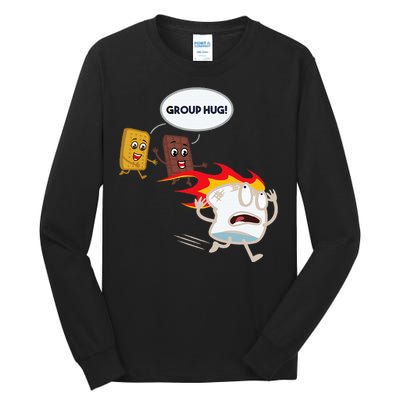 Smores Camping Roasting Outdoor Tall Long Sleeve T-Shirt