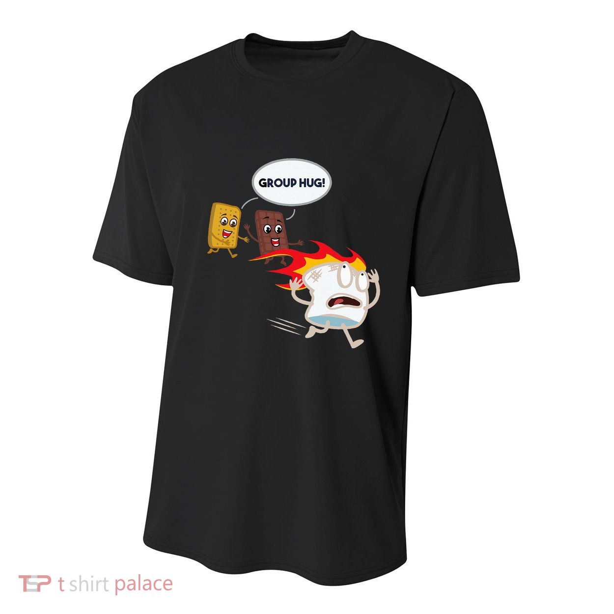 Smores Camping Roasting Outdoor Youth Performance Sprint T-Shirt