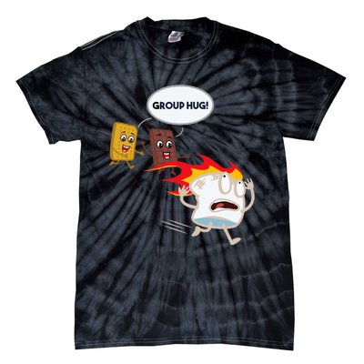 Smores Camping Roasting Outdoor Tie-Dye T-Shirt