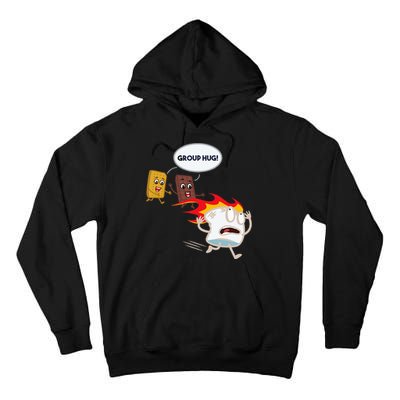 Smores Camping Roasting Outdoor Tall Hoodie