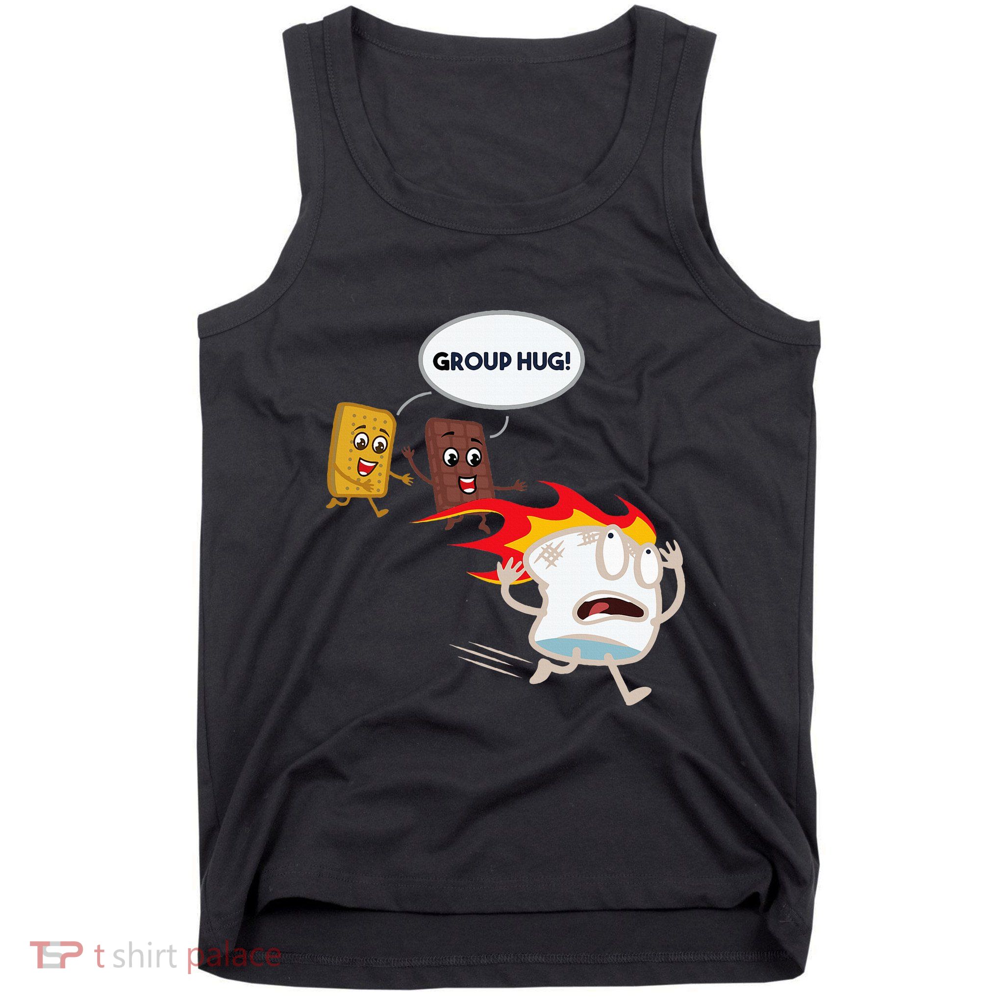 Smores Camping Roasting Outdoor Tank Top