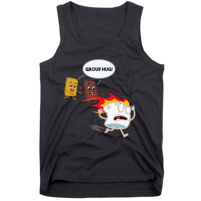 Smores Camping Roasting Outdoor Tank Top