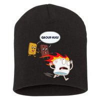 Smores Camping Roasting Outdoor Short Acrylic Beanie