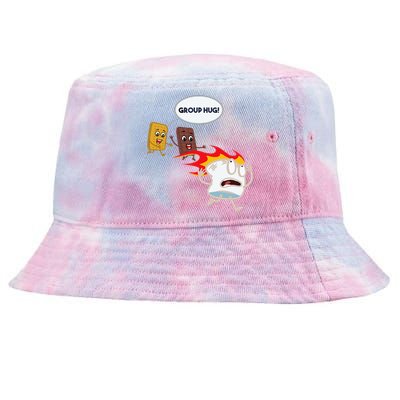 Smores Camping Roasting Outdoor Tie-Dyed Bucket Hat