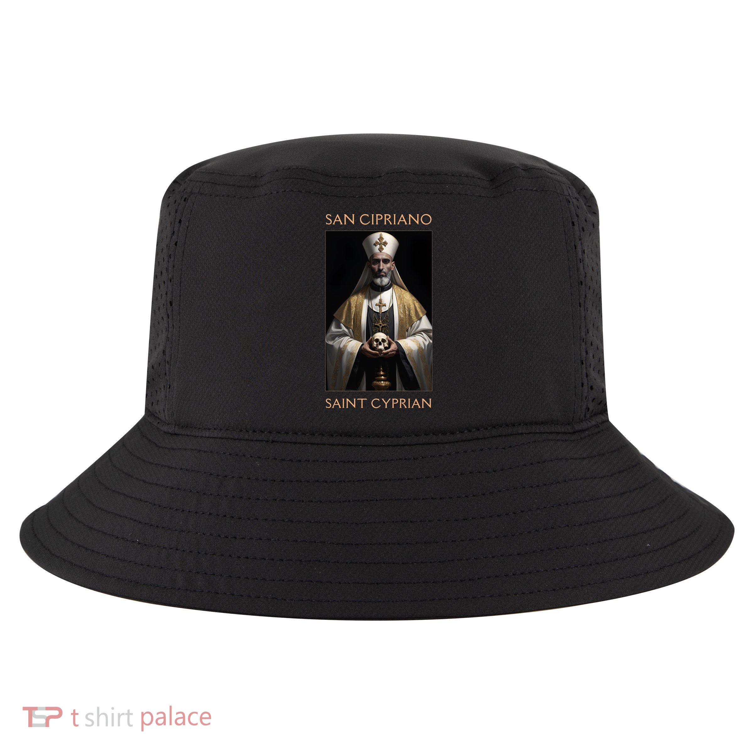 Saint Cyprian Roman Catholic San Cipriano Cool Comfort Performance Bucket Hat