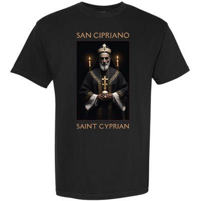 Saint Cyprian Roman Catholic San Cipriano Garment-Dyed Heavyweight T-Shirt