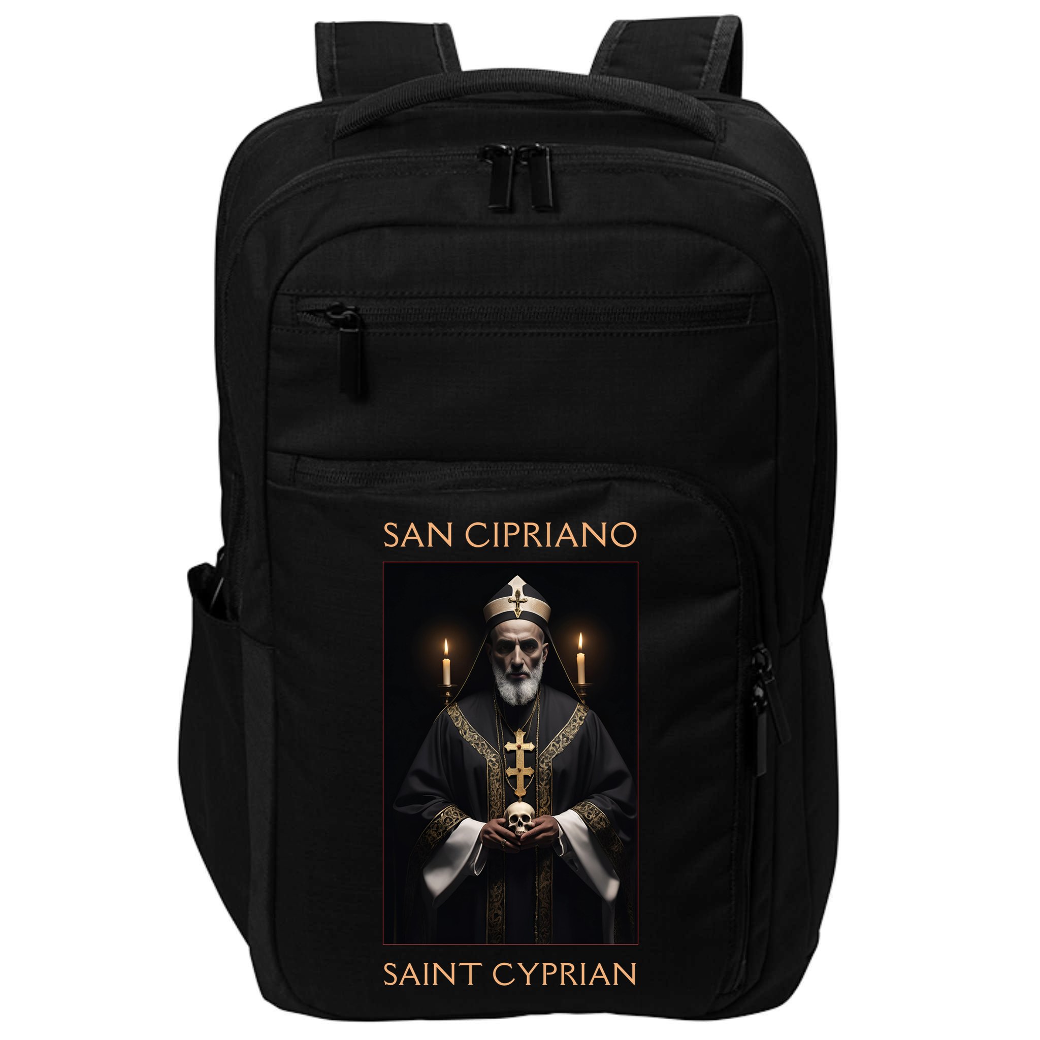 Saint Cyprian Roman Catholic San Cipriano Impact Tech Backpack