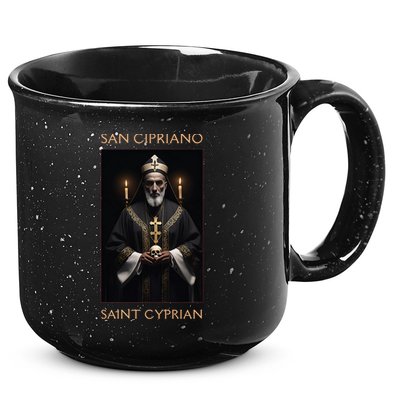 Saint Cyprian Roman Catholic San Cipriano 15oz Campfire Ceramic Mug