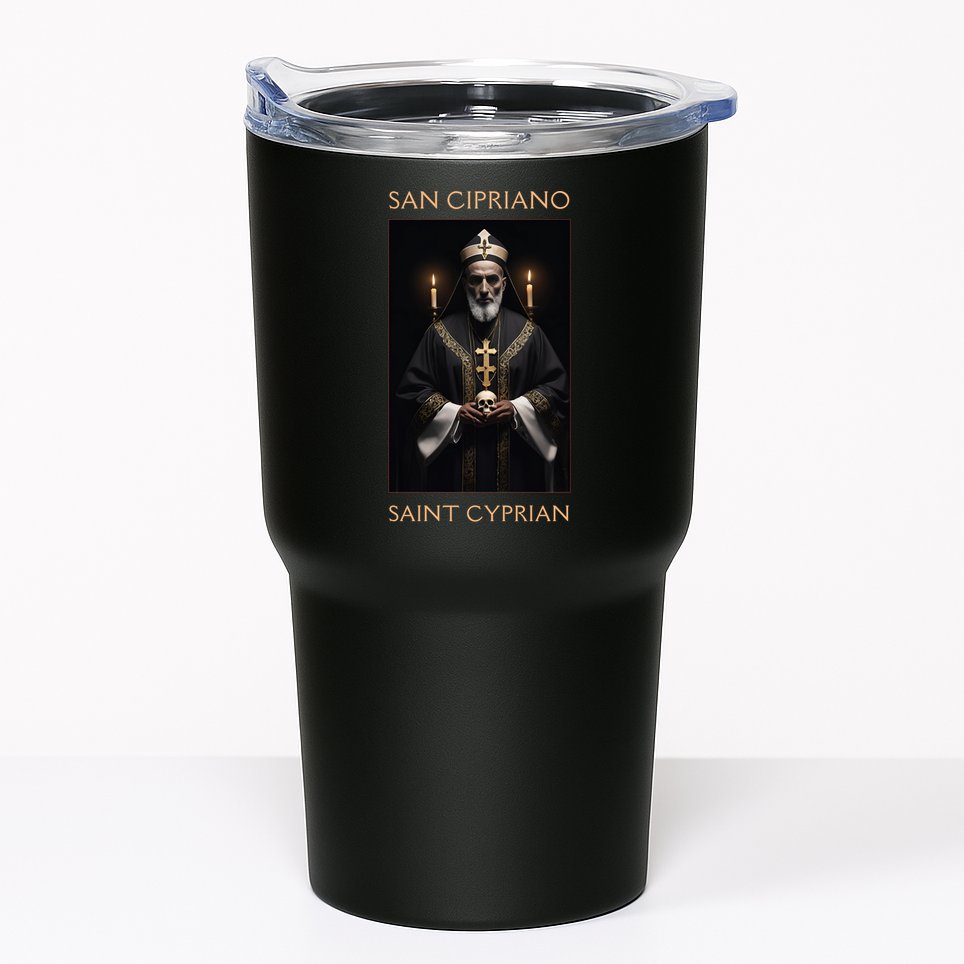 Saint Cyprian Roman Catholic San Cipriano Tumbler