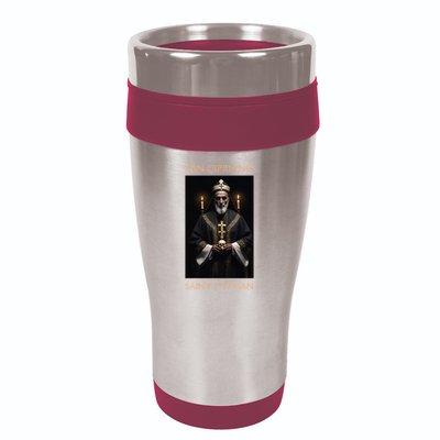 Saint Cyprian Roman Catholic San Cipriano 16oz Travel Tumbler