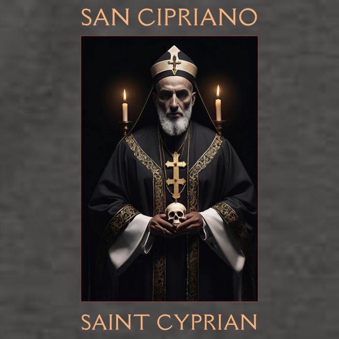Saint Cyprian Roman Catholic San Cipriano Vector Backpack