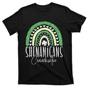 Shenanigans Coordinator Rainbow St Patricks Day Teacher T-Shirt