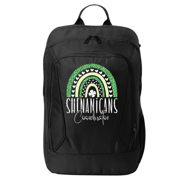 Shenanigans Coordinator Rainbow St Patricks Day Teacher City Backpack