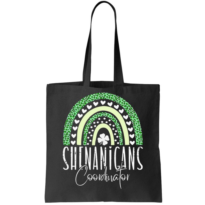 Shenanigans Coordinator Rainbow St Patricks Day Teacher Tote Bag