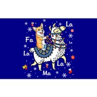 Santa Corgi Riding Llama Reindeer Christmas Funny Gift Corgi Xmas Great Gift Bumper Sticker