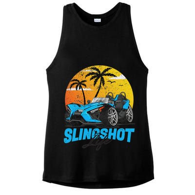 Slingshot Car Riders Lovers Summer Sling Shot Ladies PosiCharge Tri-Blend Wicking Tank