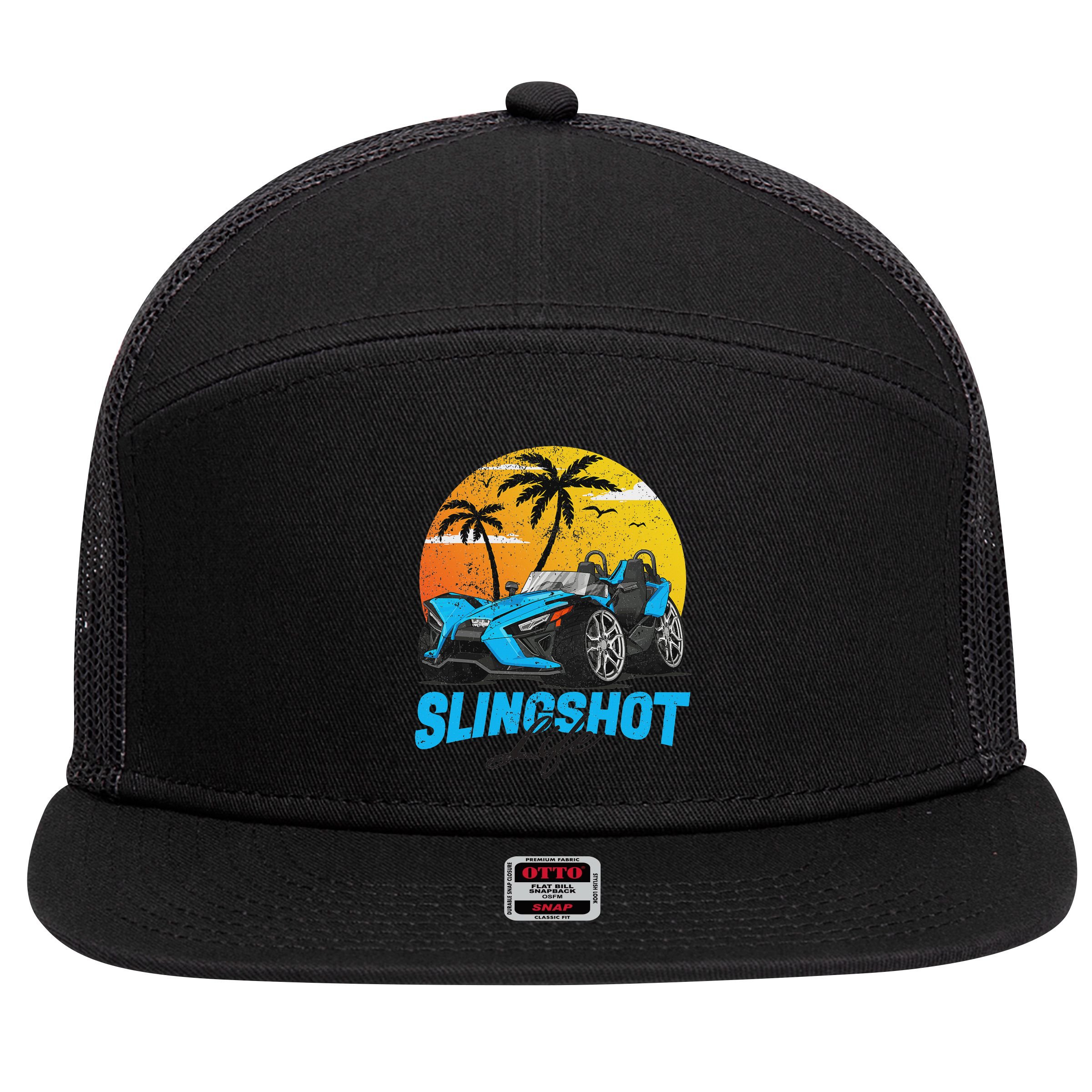 Slingshot Car Riders Lovers Summer Sling Shot 7 Panel Mesh Trucker Snapback Hat