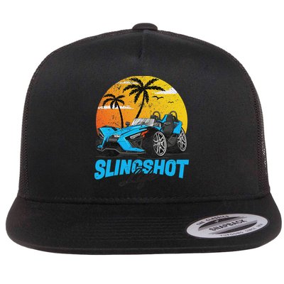 Slingshot Car Riders Lovers Summer Sling Shot Flat Bill Trucker Hat