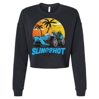 Slingshot Car Riders Lovers Summer Sling Shot Cropped Pullover Crew