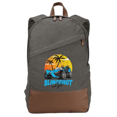 Slingshot Car Riders Lovers Summer Sling Shot Cotton Canvas Backpack
