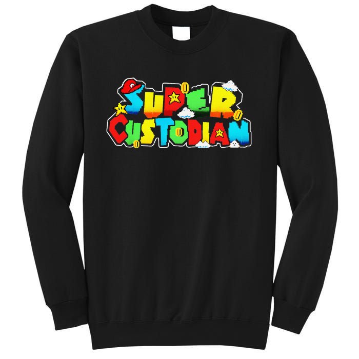 Super Custodian Retro Colorful Sweatshirt