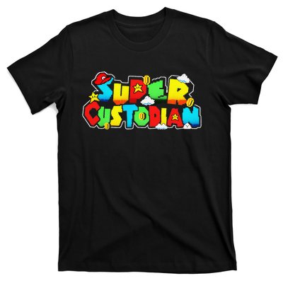 Super Custodian Retro Colorful T-Shirt