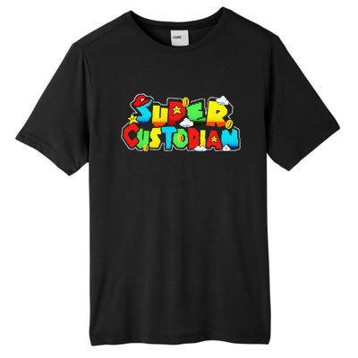 Super Custodian Retro Colorful Tall Fusion ChromaSoft Performance T-Shirt