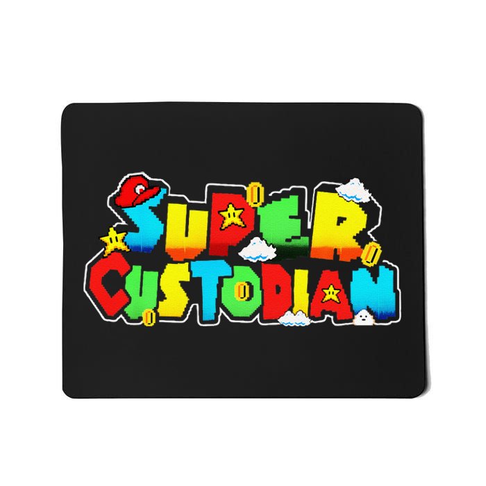 Super Custodian Retro Colorful Mousepad