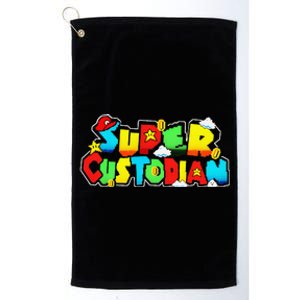 Super Custodian Retro Colorful Platinum Collection Golf Towel